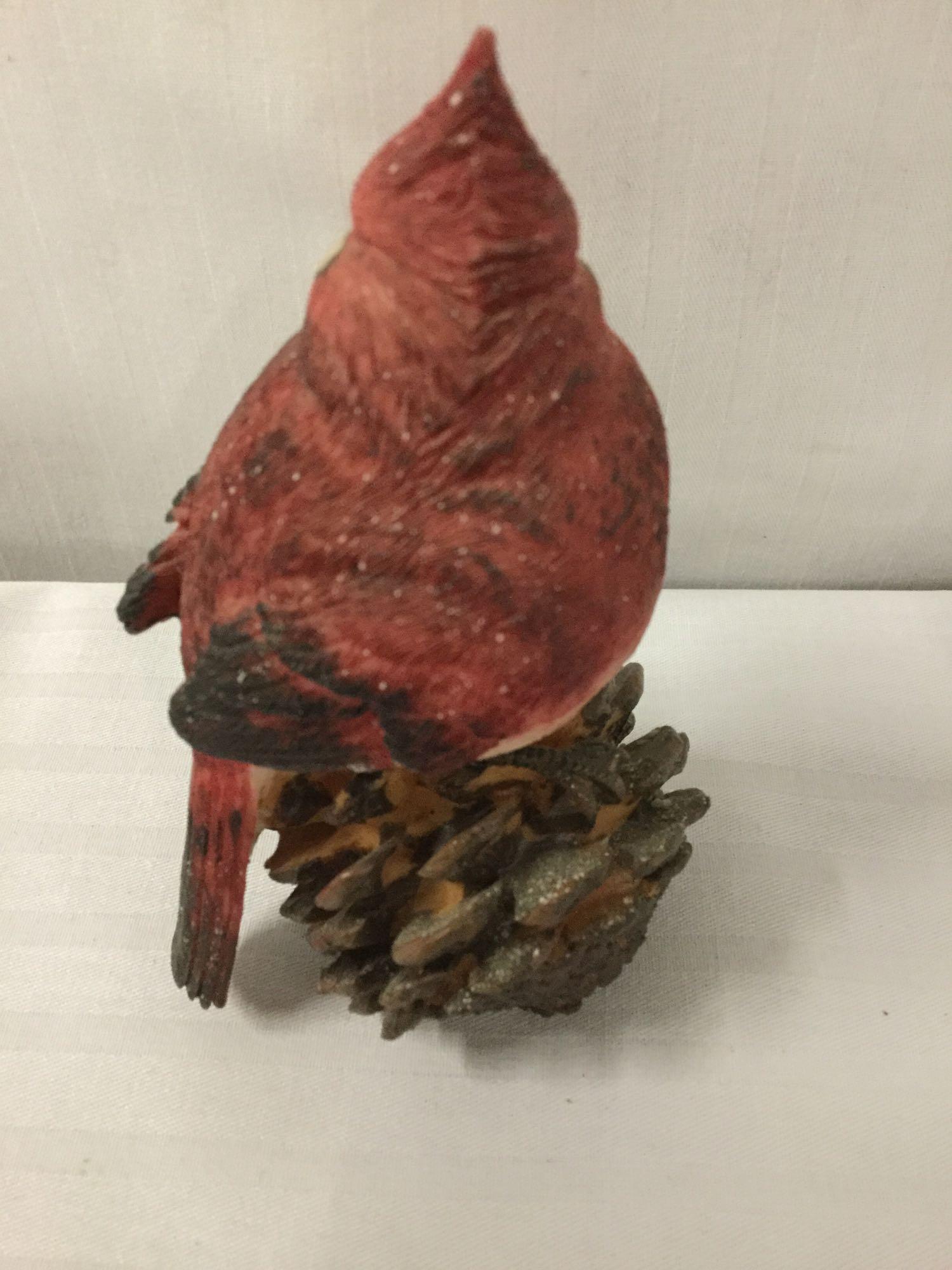 12 pc lot of bird figures incl. duck lamp, goose serving tray and other bird design collectibles