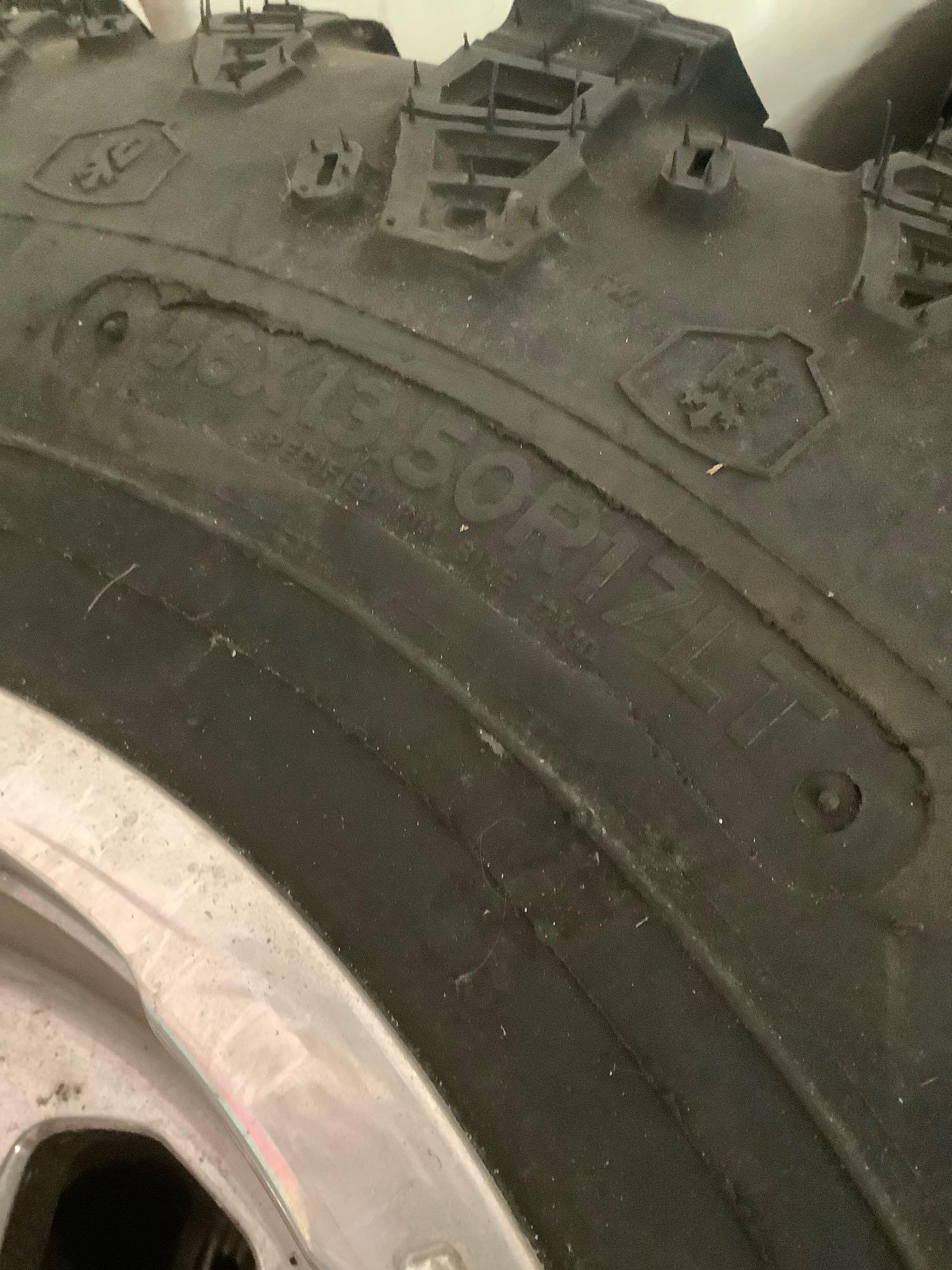 Set of 4 Irok Suler Swamper 36x13.5OR17LT tires with 18.5 inch Weld Racing rims - Nice!