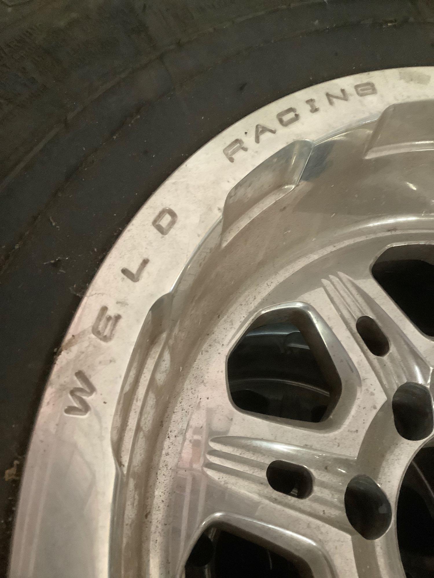Set of 4 Irok Suler Swamper 36x13.5OR17LT tires with 18.5 inch Weld Racing rims - Nice!