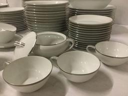 85 + pieces of Noritake Japanese china service for at least 10 - cups, saucers, etc see desc/pics