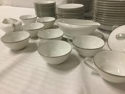 85 + pieces of Noritake Japanese china service for at least 10 - cups, saucers, etc see desc/pics