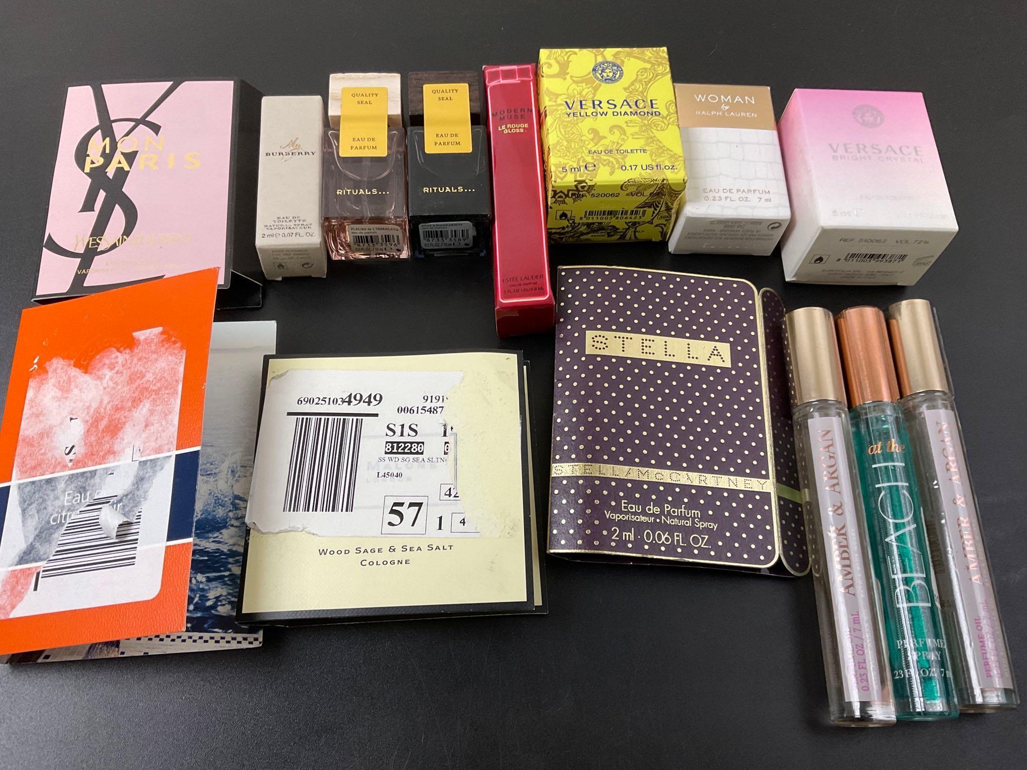 Lot of 14 Sample Size Fragrances