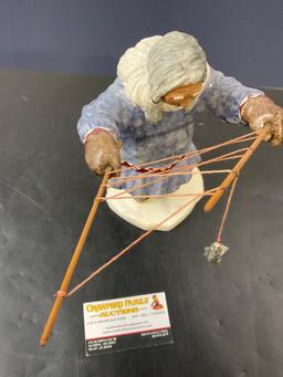 Signed Vintage Alaskan Figurine by C. Alan Johnson titled Helen