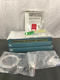 2x Cisco 2600 series routers (Cisco 2610XM & Cisco 2610) & Cisco Catalyst 2950 series