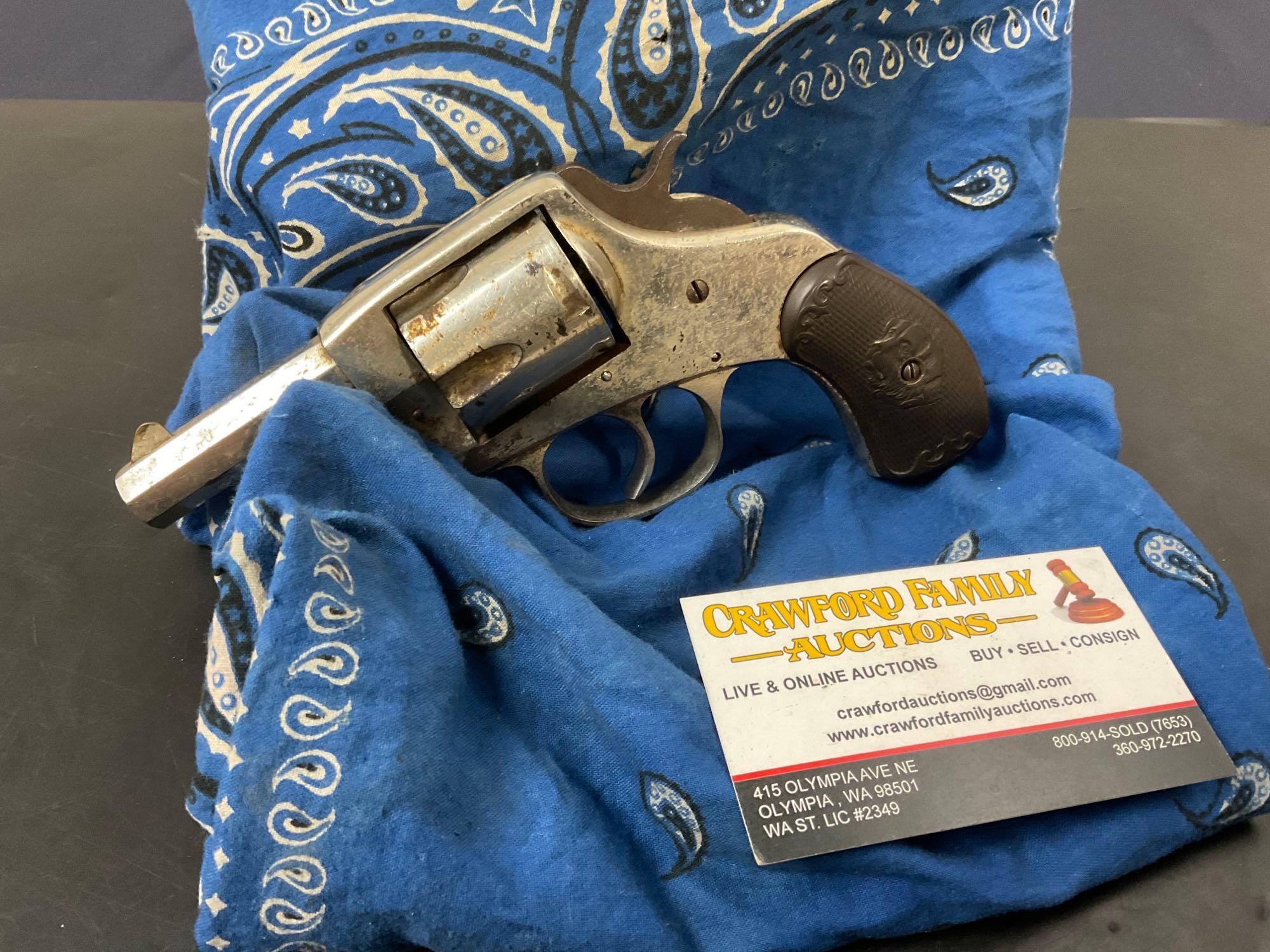 Iver Johnson American Bulldog .38 S&W Revolver Breech Loader