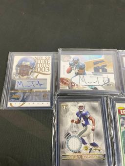 Collection of 5 Cards - 3 Signed Football Cards & 3 Memorabilia Cards - See pics