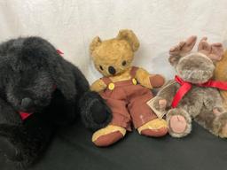 5 Boyds Bears Larger Doll, Russ Berrie, Burlington P Beanster, and more