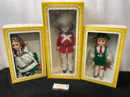 Trio of Vintage Effanbee Dolls, #s 1194, 1195 & 1549 Hansel, Gretel & Nutcracker