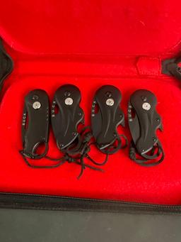 4x New in box Black Folding Buck Pocket Knives - Blade Measures 2" - See pics