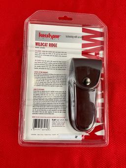 Kershaw 3.5" Wildcat Ridge Steel Folding Blade Lock Back Pocket Knife Model No. 3140WX. NIB. See