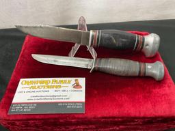 Pair of Vintage Remington Fixed Blade Knives, 1x RH-24 & 1x RH-50