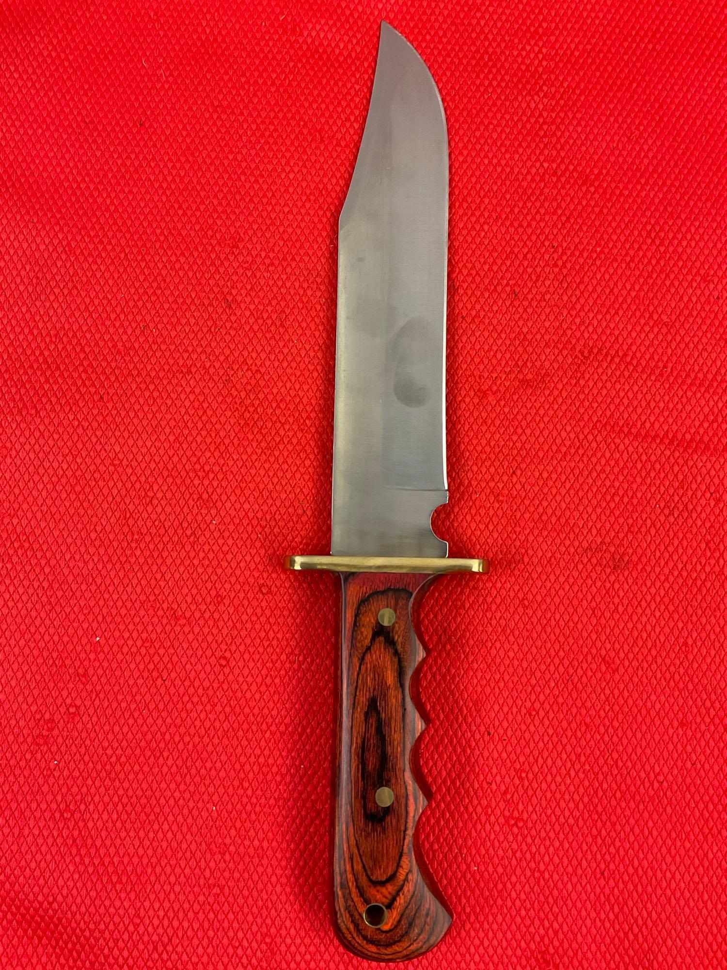 Modern Winchester 8.75" Steel Fixed Blade Bowie Knife Model 01206 w/ Sheath. NIB. See pics.