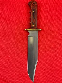 Modern Winchester 8.75" Steel Fixed Blade Bowie Knife Model 01206 w/ Sheath. NIB. See pics.