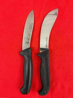 2 pcs Modern Steel Fixed Blade Knives. 1x Cold Steel 20VBSKZ, 1x Mundial MA49-5. See pics.