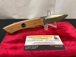 Buck Knives 728 Whitetail Deer Collectible Fixed Blade Knife With Sheath & Presentation Case