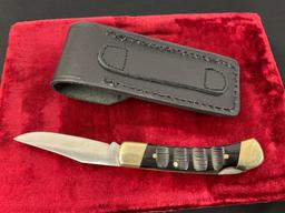 175th Anniversary Texas Ranger Knife in Case & LB5B Schrade Uncle Henry Folder w/ Sheath