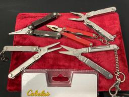 6x Multi Tools, incl. Cabelas, Eddie Bauer, Leatherman Micra, and more