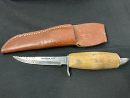 Trio of Knives, Floating Fish Knife, Colonial Fish Knife Folder & Fish Master Fixed Blade