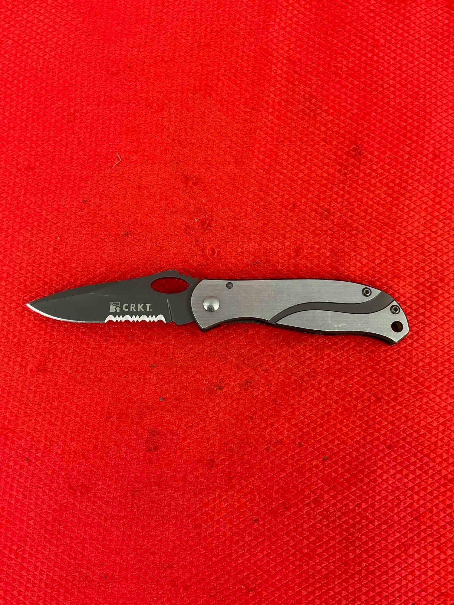 CRKT Steel 2.5" Folding Blade Pocket Knife Model 6470 PAZODA Mountaineer Knife. NIB. See pics.