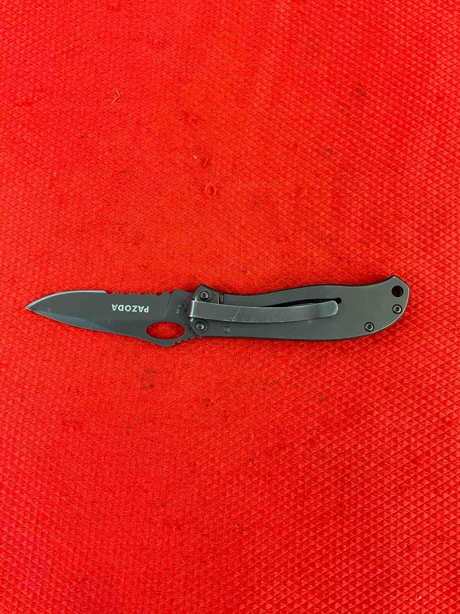 CRKT Steel 2.5" Folding Blade Pocket Knife Model 6470 PAZODA Mountaineer Knife. NIB. See pics.