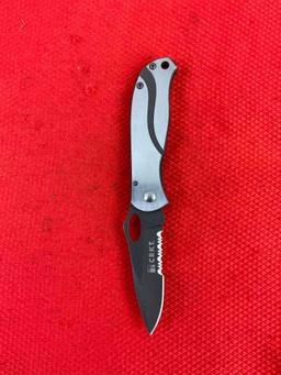 CRKT Steel 2.5" Folding Blade Pocket Knife Model 6470 PAZODA Mountaineer Knife. NIB. See pics.