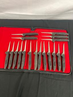 Collection of 19 Chicago Cutlery Filet / Boning Knives - See pics