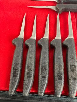 Collection of 19 Chicago Cutlery Filet / Boning Knives - See pics