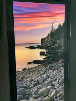 Framed High End LE 108/950 titled Atlantic Shores by Famed Photographer Peter Lik w/ COA