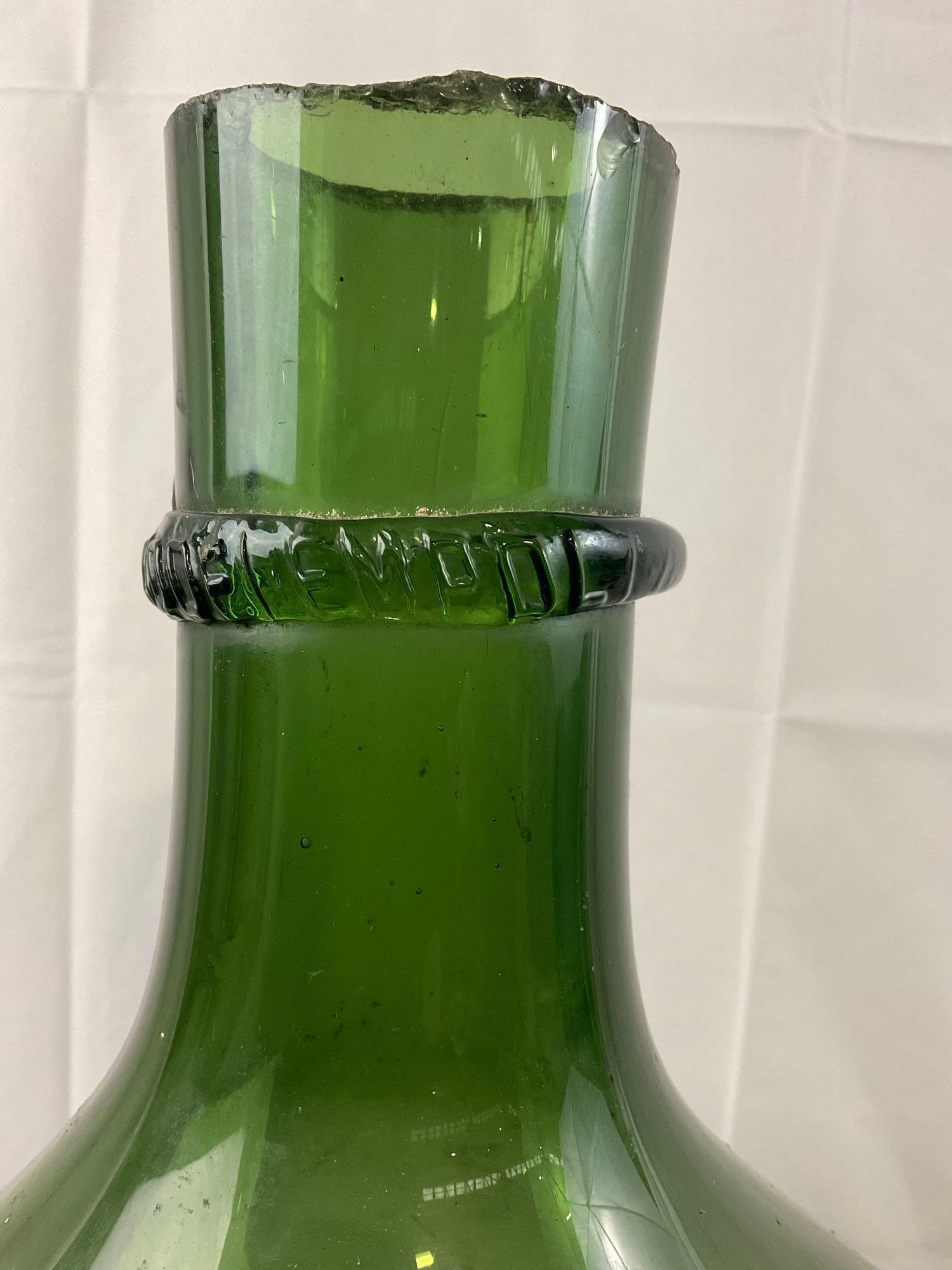Massive Japanese Blown Glass Float, Light Green in color, some wear