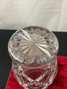 Signed Fred Curtis 1999 Waterford Crystal Rossan Vase