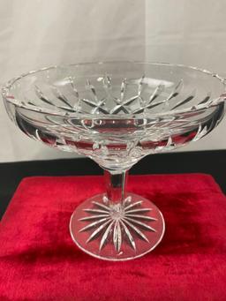 Signed A Roche 2002 Waterford Crystal Footed Dish