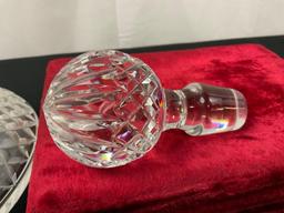 Vintage Lismore by Waterford Crystal Decanter w/ round stopper