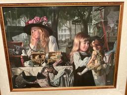 Framed Bob Byerley Canvas Transfer, Artist Proof Signed & #d 25/50 titled Passages w/ COL&A