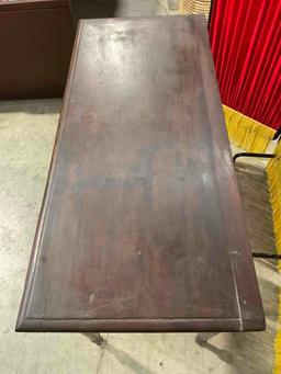 Antique Wooden Hallway Side Table w/ Drawer. Measures 52" x 36" See pics.