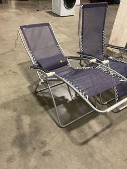 Pair of Lafuma Reclining Patio/ Pool Chairs - See pics