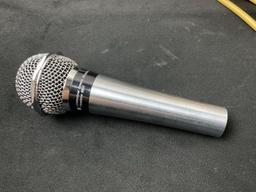 Pair of Vintage Microphones, T-11 & Paramax XLR connection, w/ cords XLR to 1/4 in