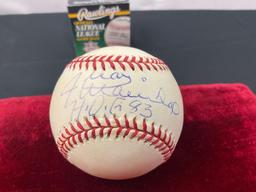 Juan Marichal Autographed Rawlings Official National League Game Ball Baseball w/ Gibraltar COA