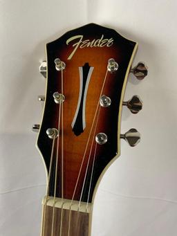 Fender FA-235E Concert 3-Tone Sunburst LR Acoustic Guitar w/ Case