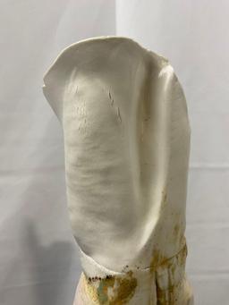 Unique White Porcelain Vase from Touchstone Gallery, Yachats, OR