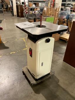 Jet Oscillating Spindle Sander - Model JOSS-S - on DIY Rolling Base - See pics