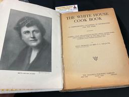 Pair of Antique Cook Books, The White House Cook Book 1920 & (RARE) The Epicurean 1916