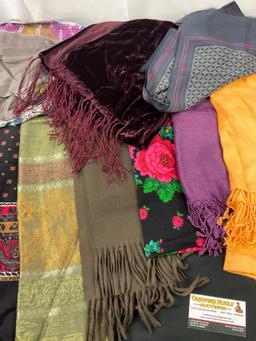 15 Assorted Scarves, a variety of designs