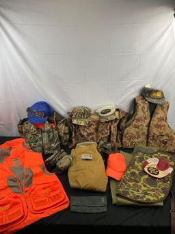 19 pcs Vintage Men's Hunting Outdoor Wear Clothing. Ducks Unlimited, Master Sportsman. See pics.