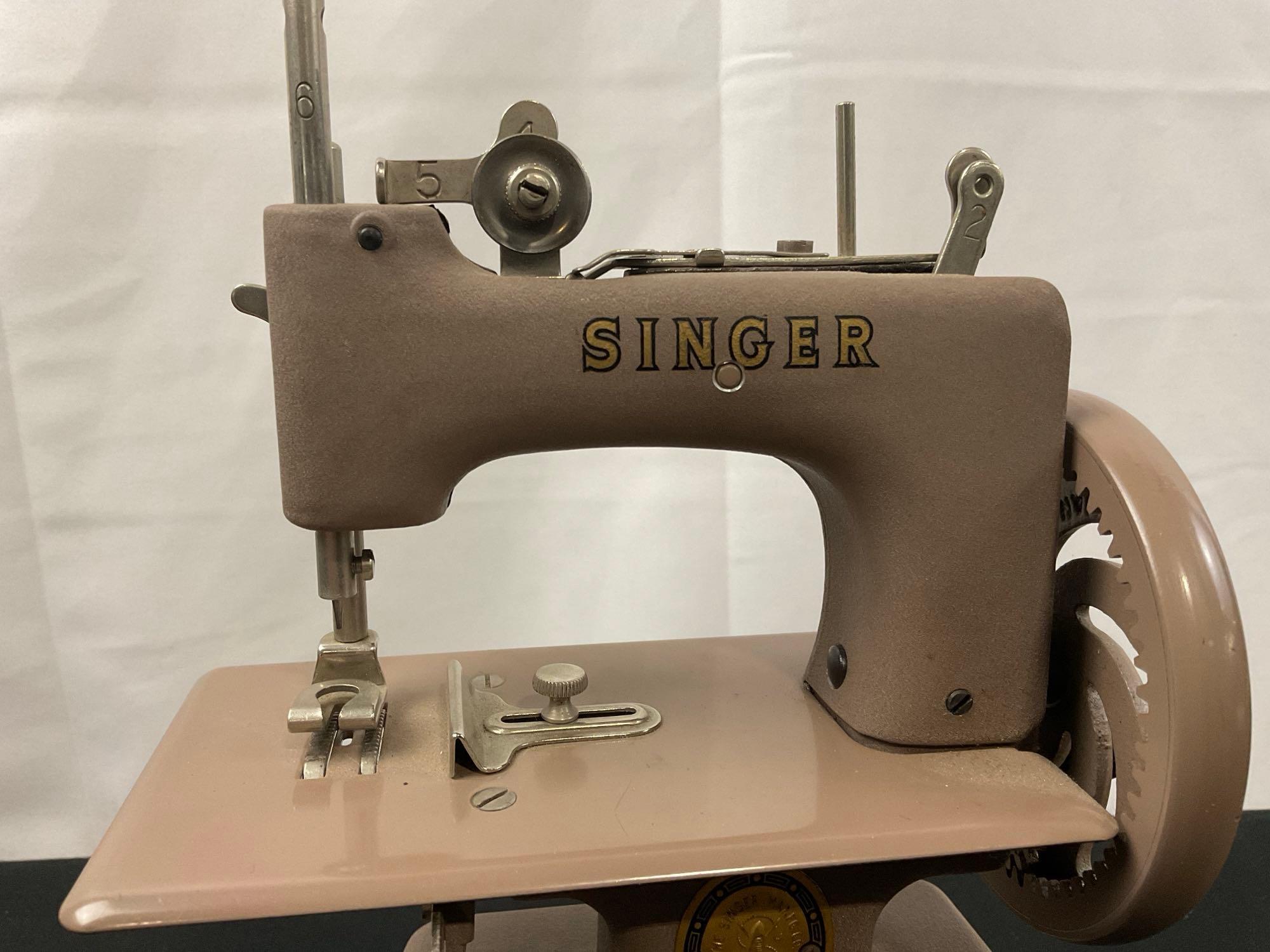 Vintage 1950s Childs Singer Sewing Machine