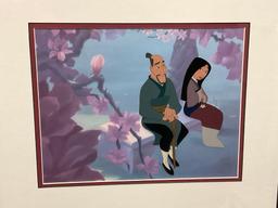 Framed Limited Edition Serigraph from Original Disneys Mulan Art, Beautiful Blossom