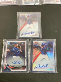 Collection Of Topps Bowman's Best Signed Baseball Cards - See pics