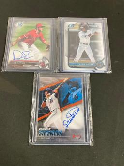 Collection Of Topps Bowman's Best Signed Baseball Cards - See pics