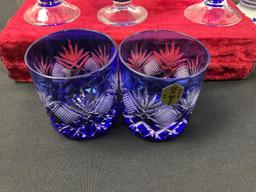 Assorted Small Vases, Etched Czech Crystal, Handpainted Delft, Lenox, and more