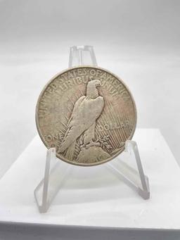 Antique 1934-s Scarce Date rare Silver Peace Dollar Coin