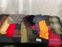 15 Assorted Scarves, a variety of designs